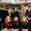 Gruppenfoto im Bahnhof Schwandorf mit Kooperationspartnern des Projekts "Awareness März 2025"