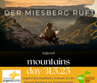 Einladung zur Miesbergwallfahrt am 31. Mai 2025 - Jugendliche vor Bergpanorama